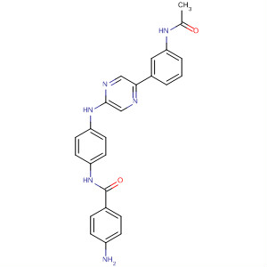 Benzamide,N-[4-[[5-[3-(acetylamino)phenyl]-2-pyrazinyl]amino]phenyl]-4-amino-