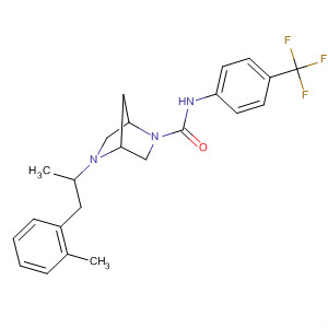 2,5-Diazabicyclo[2.2.1]heptane-2-carboxamide,5-[1-methyl-2-(2-methylphenyl)ethyl]-N-[4-(trifluoromethyl)phenyl]-