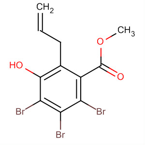 Benzoic acid, 2,3,4-tribromo-5-hydroxy-6-(2-propen-1-yl)-, methyl ester
