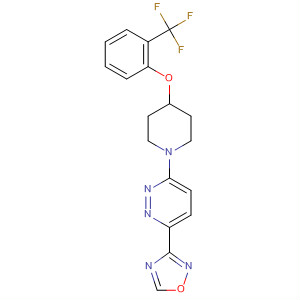 Pyridazine,3-(1,2,4-oxadiazol-3-yl)-6-[4-[2-(trifluoromethyl)phenoxy]-1-piperidinyl]-