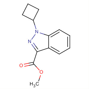 1H-Indazole-3-carboxylic acid, 1-cyclobutyl-, methyl ester