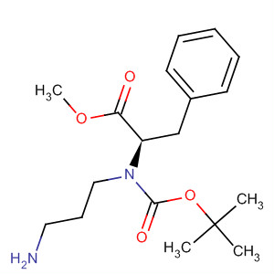 D-Phenylalanine, N-(3-aminopropyl)-N-[(1,1-dimethylethoxy)carbonyl]-,methyl ester
