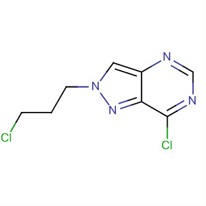 2H-Pyrazolo[4,3-d]pyrimidine, 7-chloro-2-(3-chloropropyl)-