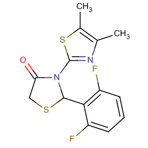 4-Thiazolidinone, 2-(2,6-difluorophenyl)-3-(4,5-dimethyl-2-thiazolyl)-