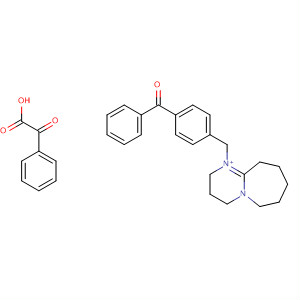Pyrimido[1,2-a]azepinium,1-[(4-benzoylphenyl)methyl]-2,3,4,6,7,8,9,10-octahydro-,a-oxobenzeneacetic acid (1:1)