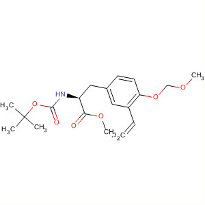 L-Tyrosine,N-[(1,1-dimethylethoxy)carbonyl]-3-ethenyl-O-(methoxymethyl)-, methylester