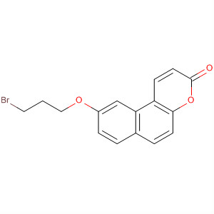 3H-Naphtho[2,1-b]pyran-3-one, 9-(3-bromopropoxy)-