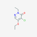 3(2H)-Pyridazinone, 4-chloro-5-ethoxy-2-ethyl-