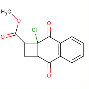Cyclobuta[b]naphthalene-1-carboxylic acid,8a-chloro-1,2,2a,3,8,8a-hexahydro-3,8-dioxo-, methyl ester