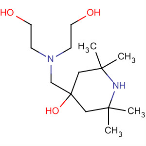 4-Piperidinol, 4-[[bis(2-hydroxyethyl)amino]methyl]-2,2,6,6-tetramethyl-