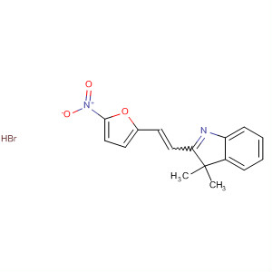 3H-Indole, 3,3-dimethyl-2-[2-(5-nitro-2-furanyl)ethenyl]-,monohydrobromide
