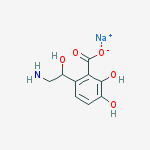 Sodium;6-(2-amino-1-hydroxyethyl)-2,3-dihydroxybenzoate