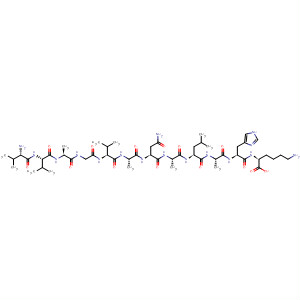 L-Lysine,L-valyl-L-valyl-L-alanylglycyl-L-valyl-L-alanyl-L-asparaginyl-L-alanyl-L-leucyl-L-alanyl-L-histidyl-