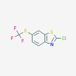 2-Chloro-6-((trifluoromethyl)thio)benzo[d]thiazole