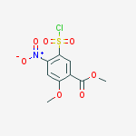 METHYL 5-(CHLOROSULFONYL)-4-NITRO-O-ANISIC