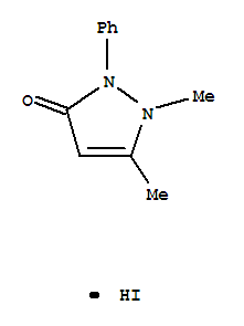 1,2-dihydro-1,5-dimethyl-2-phenyl-3H-pyrazol-3-one monohydroiodide