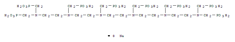 Octasodium octahydrogen (ethane-1,2-diylbis(((phosphonatomethyl)imino)ethane-2,1-diyl((phosphonatomethyl)imino)ethane-2,1-diylnitrilobis(methylene)))tetrakisphosphonate