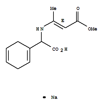 sodium (E)-alpha-[(3-methoxy-1-methyl-3-oxo-1-propenyl)amino]cyclohexa-1,4-diene-1-acetate