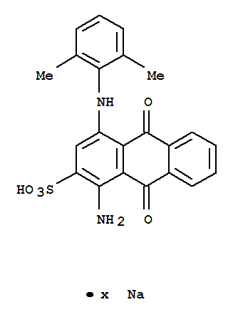 sodium 1-amino-4-(2,6-dimethylanilino)-9,10-dihydro-9,10-dioxoanthracene-2-sulphonate