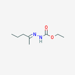Hydrazinecarboxylic  acid,  2-(1-methylbutylidene)-,  ethyl  ester
