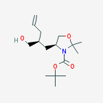 3-Oxazolidinecarboxylic acid, 4-[(2R)-2-(hydroxyMethyl)-4-penten-1-yl]-2,2-diMethyl-, 1,1-diMethylethyl ester, (4S)-