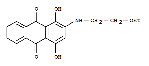 2-[(2-ethoxyethyl)amino]-1,4-dihydroxyanthraquinone