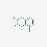 4(1H)-Quinolinone,  3-chloro-2,8-dimethyl-