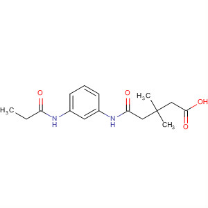 Pentanoic acid,3,3-dimethyl-5-oxo-5-[[3-[(1-oxopropyl)amino]phenyl]amino]-