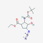 ETHYL (1R*,2R*,3R*,4R*)-4-AZIDO-2-(TERT-BUTOXYCARBONYLAMINO)-3-HYDROXYCYCLOPENTANE-CARBOXYLATE
