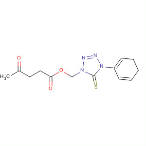 Pentanoic acid, 4-oxo-,(4,5-dihydro-4-phenyl-5-thioxo-1H-tetrazol-1-yl)methyl ester