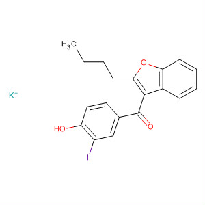 Methanone, (2-butyl-3-benzofuranyl)(4-hydroxy-3-iodophenyl)-,potassium salt