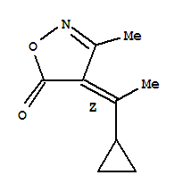 5(4H)-ISOXAZOLONE,4-(1-CYCLOPROPYLETHYLIDENE)-3-METHYL-,(Z)-