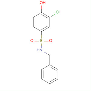 Benzenesulfonamide, 3-chloro-4-hydroxy-N-(phenylmethyl)-