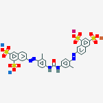 1,3-NAPHTHALENEDISULFONIC ACID 7,7'-[CARBONYLBIS[IMINO(2-METHYL-4,1-PHENYLENE)AZO]]BIS-,LITHIUM POTASSIUM SODIUM SALT