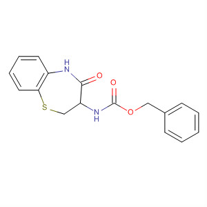 Carbamic acid, (2,3,4,5-tetrahydro-4-oxo-1,5-benzothiazepin-3-yl)-,phenylmethyl ester