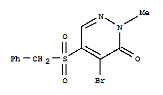 5-(BENZYLSULFONYL)-4-BROMO-2-METHYL-2,3-DIHYDROPYRIDAZIN-3-ONE