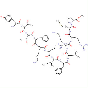 L-Proline,L-tyrosyl-L-threonyl-L-threonyl-L-phenylalanyl-L-lysyl-L-arginyl-L-isoleucyl-L-phenylalanyl-L-leucyl-L-lysyl-L-arginyl-L-methionyl-, methyl ester