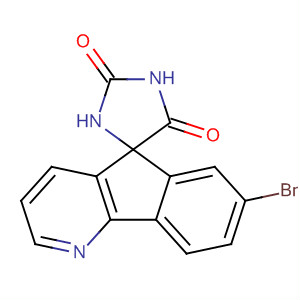 Spiro[imidazolidine-4,5'-[5H]indeno[1,2-b]pyridine]-2,5-dione,7'-bromo-