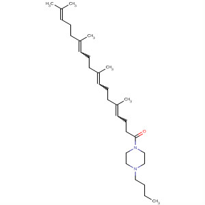 Piperazine,1-butyl-4-(5,9,13,17-tetramethyl-1-oxo-4,8,12,16-octadecatetraenyl)-