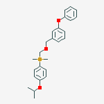 dimethyl{[(3-phenoxybenzyl)oxy]methyl}[4-(propan-2-yloxy)phenyl]silane