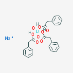 Sodium tris(benzeneacetato-O)dioxouranate(1-)