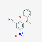 2-(2-methoxyphenoxy)-5-nitrobenzonitrile