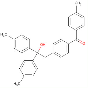 Methanone,[4-[2-hydroxy-2,2-bis(4-methylphenyl)ethyl]phenyl](4-methylphenyl)-