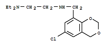 N~1~-((6-Chloro-4H-1,3-benzodioxin-8-yl)methyl)-N~2~,N~2~-diethyl-1,2-ethanediamine molecular structure