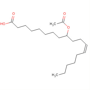 12-Octadecenoic acid, 9-(acetyloxy)-, (Z)- molecular structure