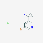 1-(5-bromo-pyrid-3-yl)-cyclopropylamine