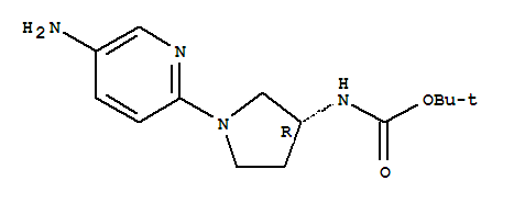(R)-[1-(5-Aminopyridin-2-yl)pyrrolidin-3-yl]carbamicacid tert-butyl ester