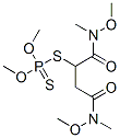 Dithiophosphoric acid S-[1,2-bis[[methoxy(methyl)amino]carbonyl]ethyl]O,O-dimethyl ester molecular structure