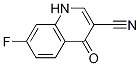 3-Quinolinecarbonitrile,7-fluoro-1,4-dihydro-4-oxo- molecular structure