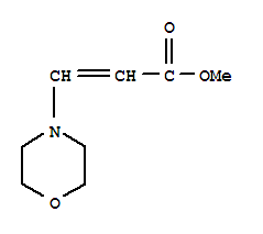 methyl 3-(morpholin-4-yl)prop-2-enoate molecular structure